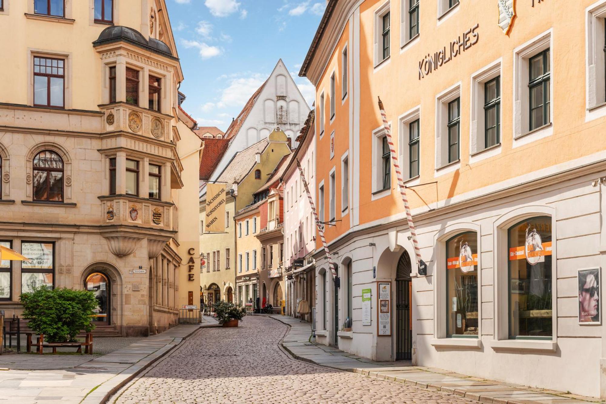 Schoene Altstadt Ferienwohnung Gruppen Familien Parkplatz Meißen Exterior foto